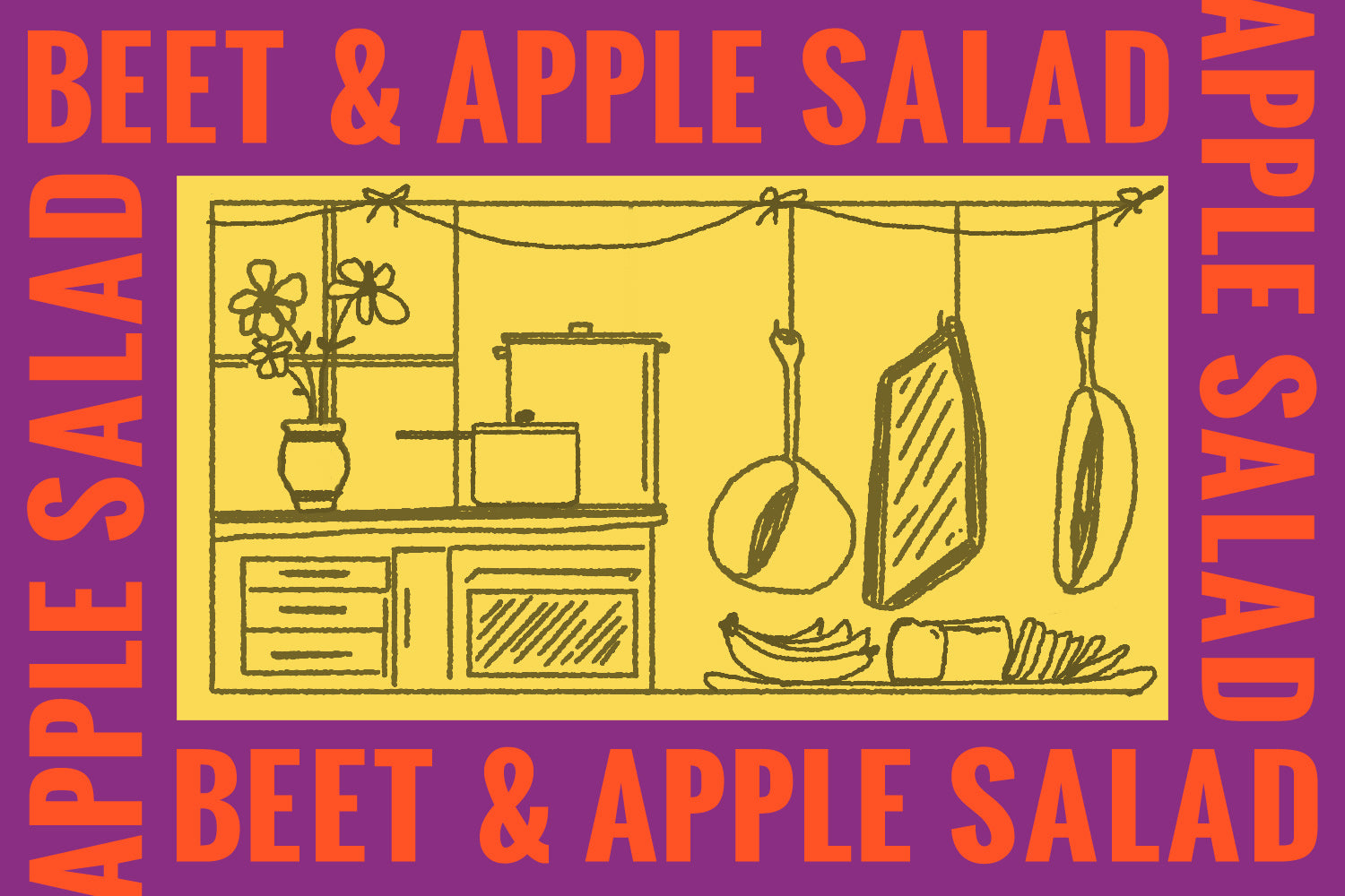 2-Step Recipe: NY Beet & Apple Salad