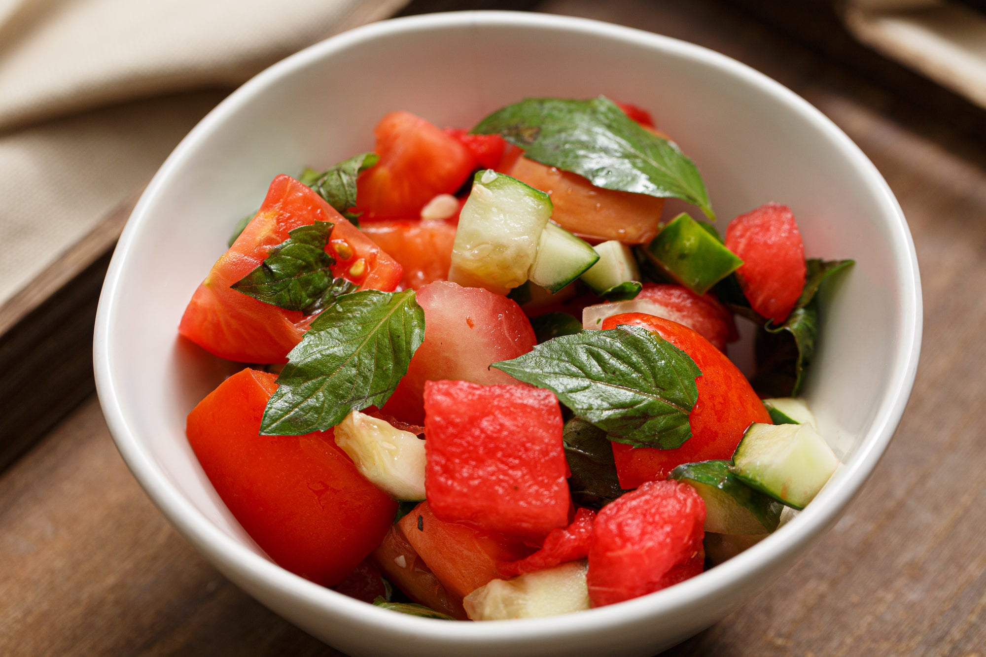 Heirloom Tomato Melon Salad